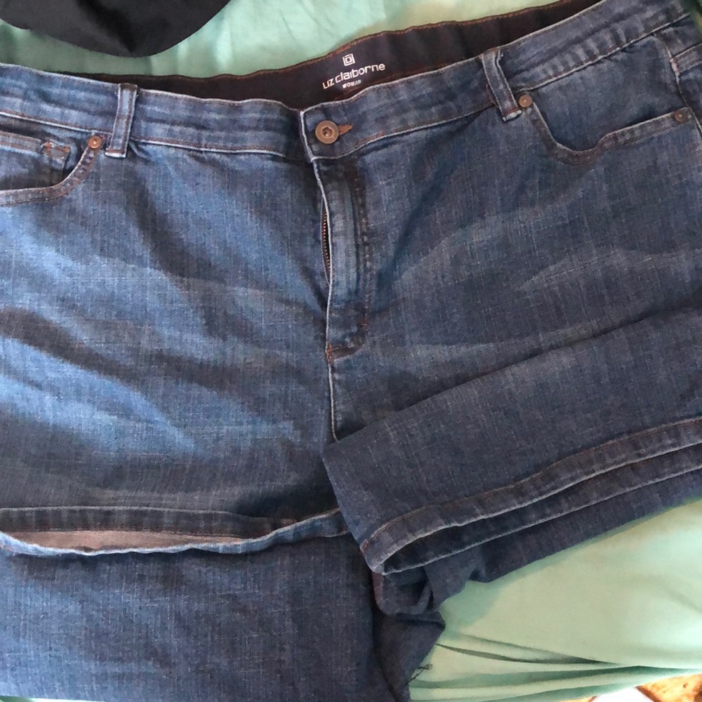 Long jean shorts